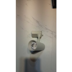 1-phase tracklight white, 10W, 6000K, CRI > 85, 800 lumen