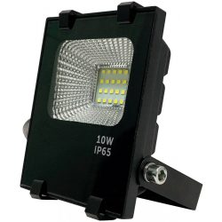 Led reflektor 10W, 4500K, fekete ház