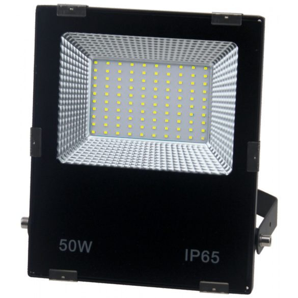 Led reflektor 50W, 6500K, fekete ház