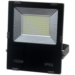 Led reflektor 100W, 3000K, fekete ház
