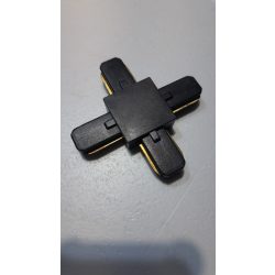 "X" alakú csatlakozó egyfázisú sínhez, fekete