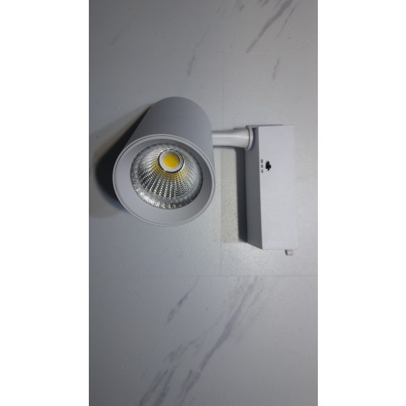 Egyfázisú sínes lámpa fehér, 30W, CCT CRI > 92