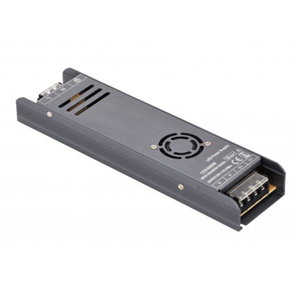Fémházas LED tápegység 400W, DC12V, 33,3A, IP20