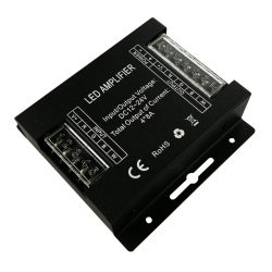   Jelerősítő RGBW/RGB+W led szalaghoz 4*8A, DC12V - 384W; DC24V - 768W