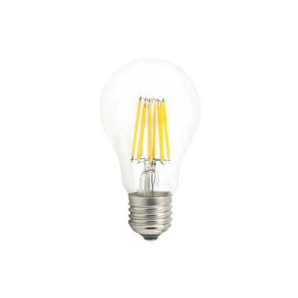 E27 8W filament led égő fényerőszabályozható semleges fehér (4500K)