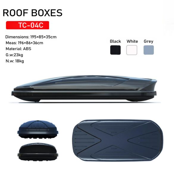 UNOHOME - TRIP Tetőcsomagtartóhoz rögzíthető tetőbox