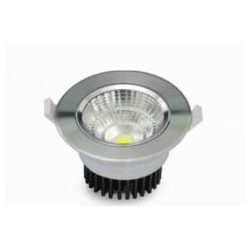 5W led mélysugárzó, kör alakú, hideg fehér (6000K)
