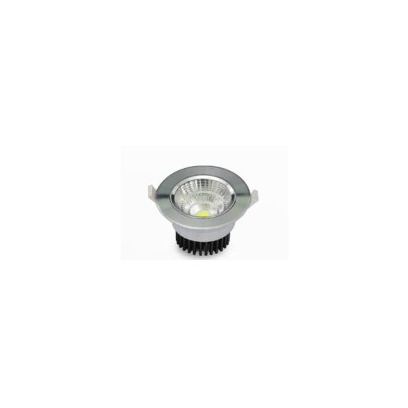 5W led mélysugárzó, kör alakú, hideg fehér (6000K)