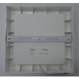 18W backlit falon kívüli led panel, négyzet alakú, hideg fehér (6500K)