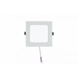 15W backlit süllyeszthető led panel, négyzet alakú, hideg fehér (6000K)