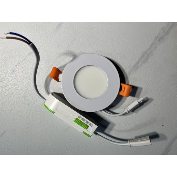 6W beépíthető led panel, kör alakú, CCT (2700K, 3000K, 4000K, 5700K), OSRAM chip