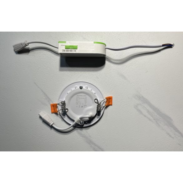 6W beépíthető led panel, kör alakú, CCT (2700K, 3000K, 4000K, 5700K), OSRAM chip