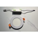  8W beépíthető led panel, kör alakú, 5700K, OSRAM chip